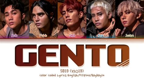 gento 뜻|GENTO (English Translation) – SB19 .